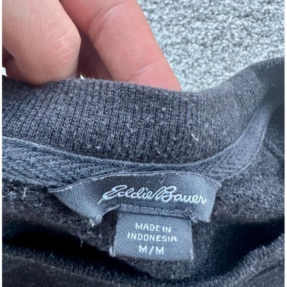 NWOT Eddie Bauer Grey Sweater M - Picture 2 of 4
